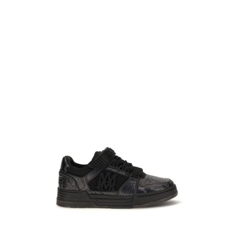 Amiri Black Calf Leather Bos Taurus Athletic Men's Sneakers